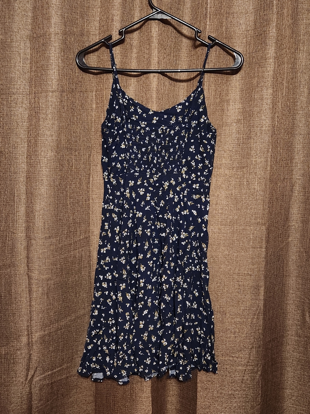 Old Navy Navy Blue Floral Mini Dress - Picture 3 of 5
